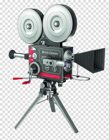 Movie camera illustration, Movie camera Video camera, Retro vintage movie camera assignment transparent background PNG clipart