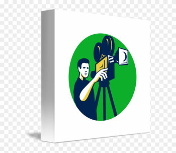 Movie Director Movie Film Camera Circle Retro T-shirt Movie Director Movie Film Camera Circle Retro T-shirt