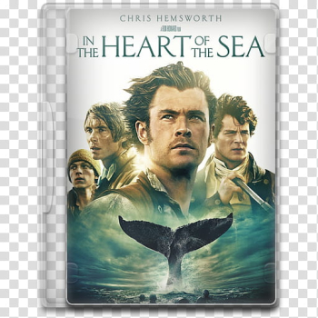 Movie Icon Mega , In the Heart of the Sea, In The Heart of the Sea DVD case transparent background PNG clipart