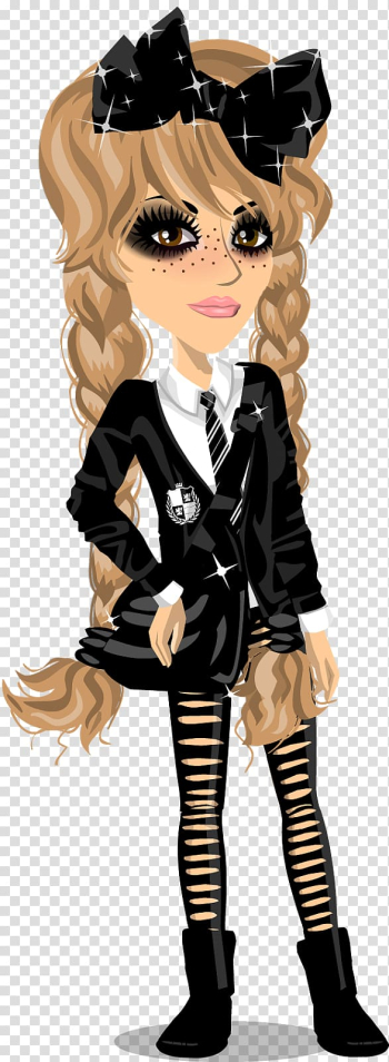 MovieStarPlanet Girl Boy Cartoon, girl transparent background PNG clipart