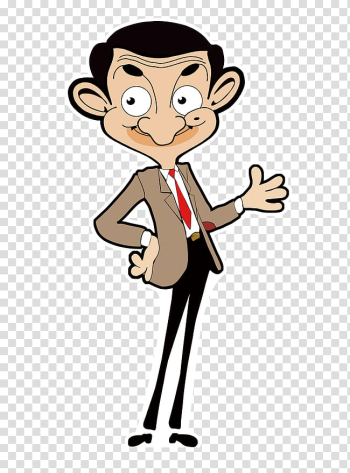 Mr. Bean , Cartoon Bicycle pedal Mountain bike Animation, Bean transparent background PNG clipart