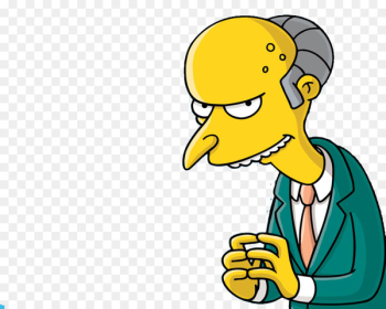 Mr. Burns Bart Simpson Waylon Smithers Ned Flanders Principal Skinner - burn 