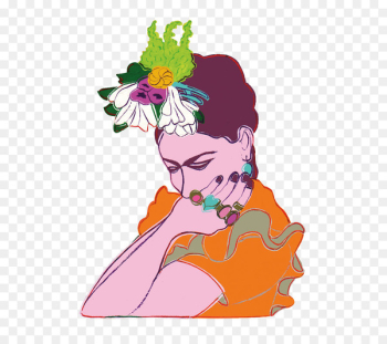 Mudec Paper Female Clip art - FRIDA Mudec Paper Female Clip art - FRIDA