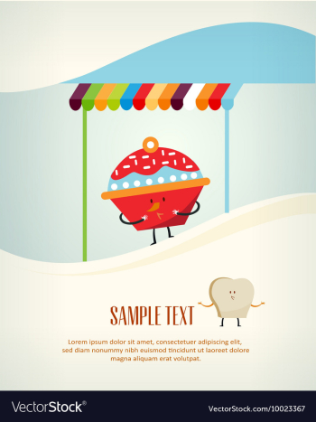 Muffin vector image Muffin vector image