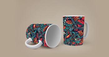 Mug Mock Up Template for free download - Free PSD