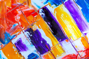 Multi-colored Abstract Painting Multi-colored Abstract Painting