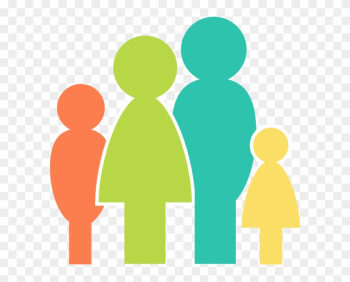 Multicolor Family Clip Art At Clker - Family Icon Png Vector