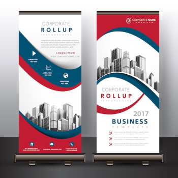 Multicolor roll up design Multicolor roll up design
