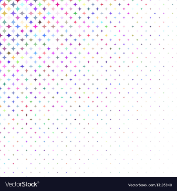 Multicolor star background vector image