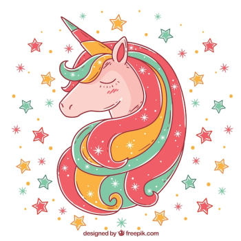 Multicolor unicorn background Multicolor unicorn background