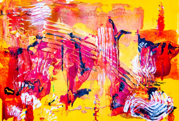 Multicolored Abstract Painting Multicolored Abstract Painting