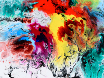 Multicolored Abstract Painting Multicolored Abstract Painting