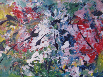 Multicolored Abstract Painting Multicolored Abstract Painting