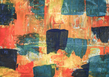 Multicolored Abstract Painting Multicolored Abstract Painting