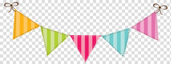 Multicolored bunting, Banner Flag Bunting Color , Birthday Banners transparent background PNG clipart