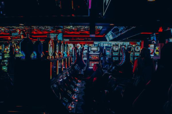 multicolored casino interior multicolored casino interior