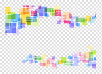 Multicolored color overlay illustration, , Science Fiction color pattern transparent background PNG clipart