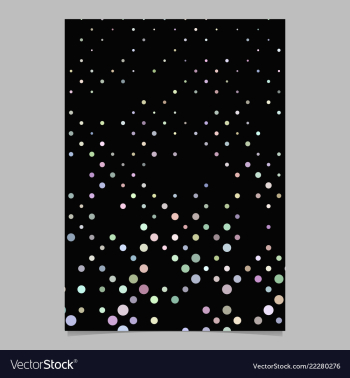 Multicolored dot pattern brochure background vector image Multicolored dot pattern brochure background vector image