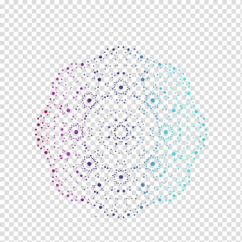 Multicolored dotted , Circle Geometry Geometric shape Pattern, Abstract geometric pattern transparent background PNG clipart