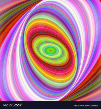Multicolored elliptical fractal art background vector image Multicolored elliptical fractal art background vector image