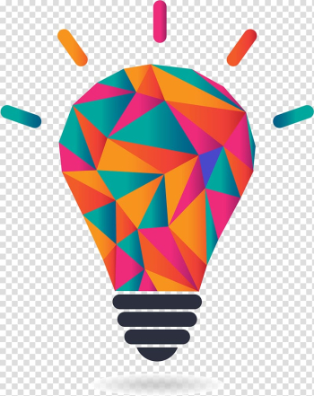 Multicolored light bulb illustration, Startup company Entrepreneurship Idea Lean startup Innovation, colorful light bulb transparent background PNG clipart