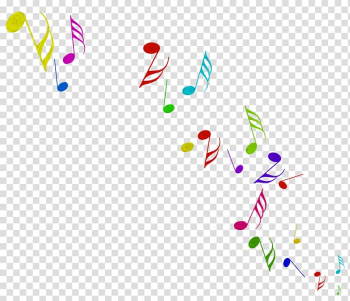Multicolored music notes , Musical note Animation, Color notes transparent background PNG clipart