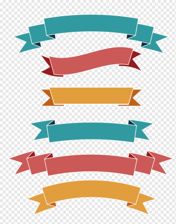 multicolored ribbons illustration, Ribbon Label Web banner, Simple flat ribbon, angle, text, logo png