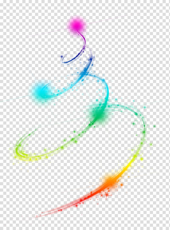 Multicolored sparkle , Light Encapsulated PostScript , scape effects transparent background PNG clipart