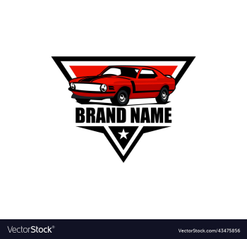 muscle car logo muscle car logo