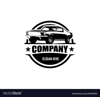 muscle car logo template for your company muscle car logo template for your company
