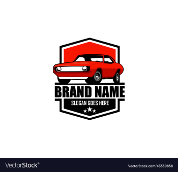 muscle car silhouette logo muscle car silhouette logo