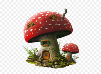 Mushroom Drawing - Mushroom house Mushroom Drawing - Mushroom house