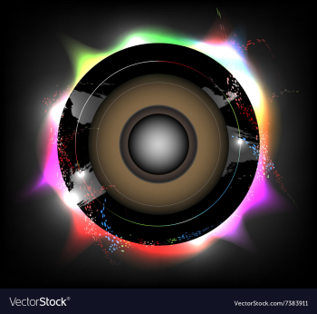 Music background vector image Music background vector image