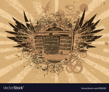 Music background vector image Music background vector image