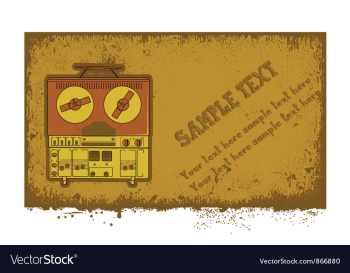 Music background vector image Music background vector image