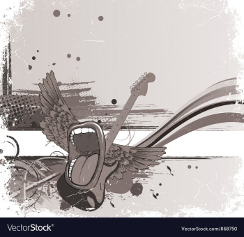Music background vector image Music background vector image
