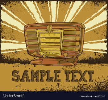 Music background vector image Music background vector image