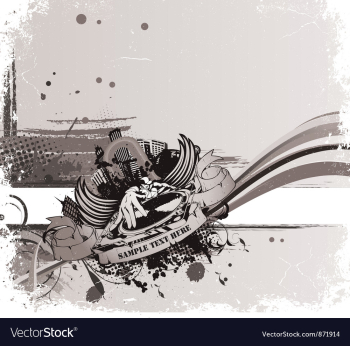 Music background vector image Music background vector image