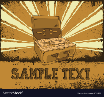 Music background vector image Music background vector image