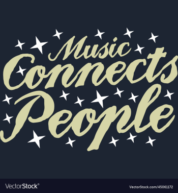 music connects people typography quote music connects people typography quote