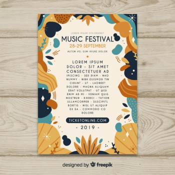 Music festival flyer Music festival flyer