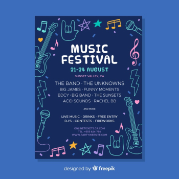 Music festival flyer Music festival flyer