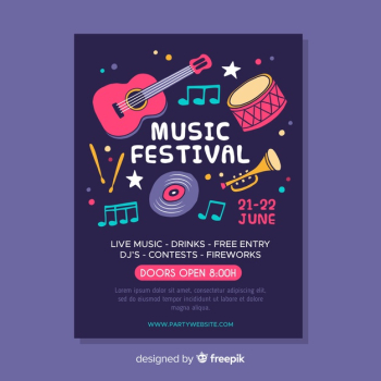 Music festival flyer Music festival flyer