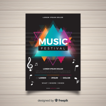 Music festival poster Music festival poster