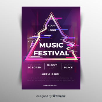 Music festival poster Music festival poster