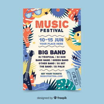 Music festival poster Music festival poster