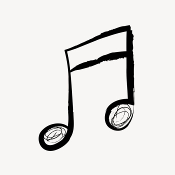 Music note sticker, cute doodle | Free PSD Illustration - rawpixel Music note sticker, cute doodle | Free PSD Illustration - rawpixel