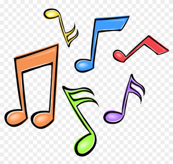 Music Notes Clipart - Musical Notes In Color