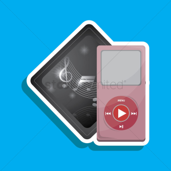 Music player label Music player label