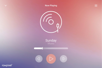 Music streaming design | Free stock vector - 594711